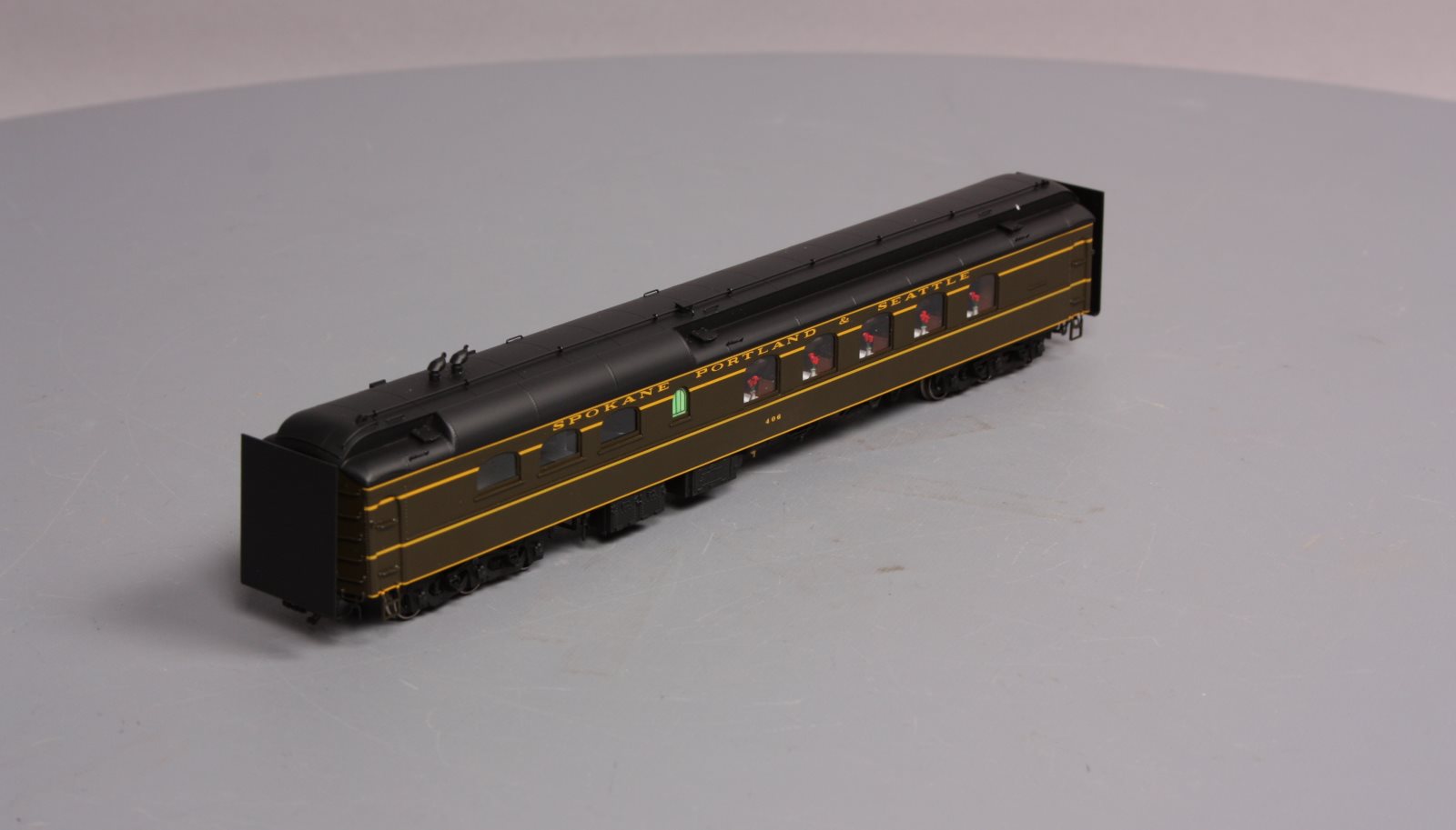 W & R HO BRASS SP&S Diner Passenger Car #406 LN/Box