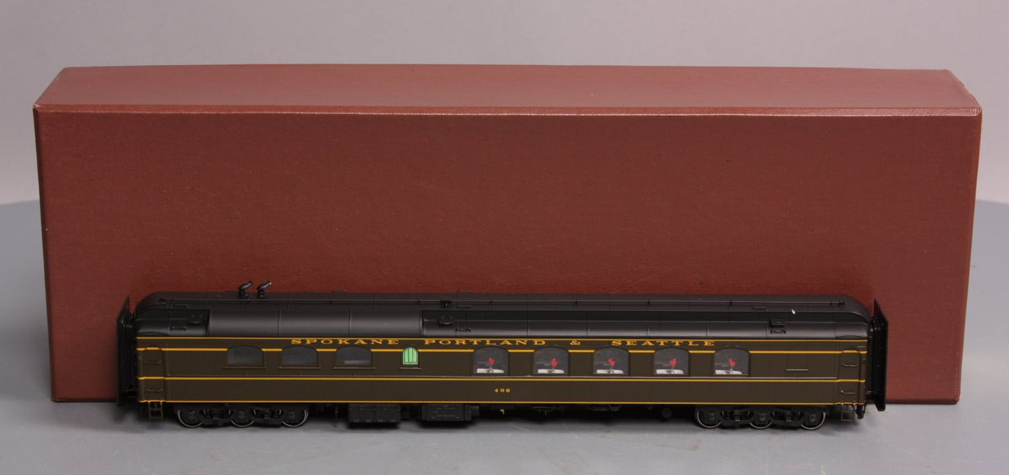W & R HO BRASS SP&S Diner Passenger Car #406 LN/Box