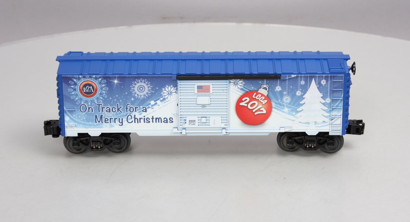Lionel 6-84609 O LCCA 2017 Christmas Car NIB