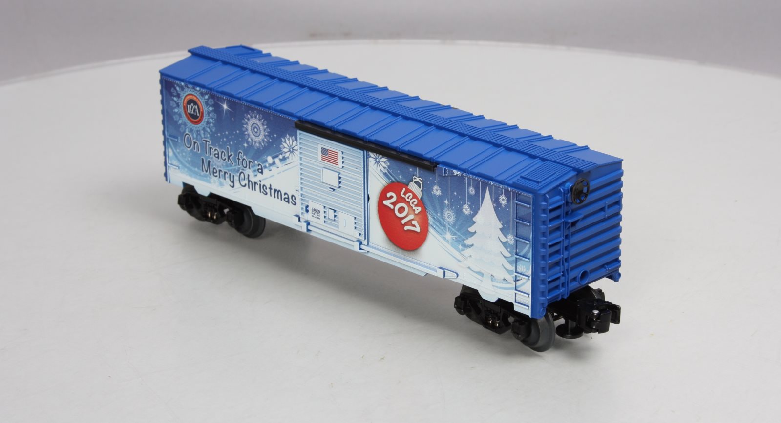 Lionel 6-84609 O LCCA 2017 Christmas Car NIB