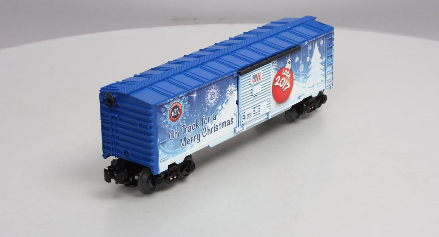 Lionel 6-84609 O LCCA 2017 Christmas Car NIB