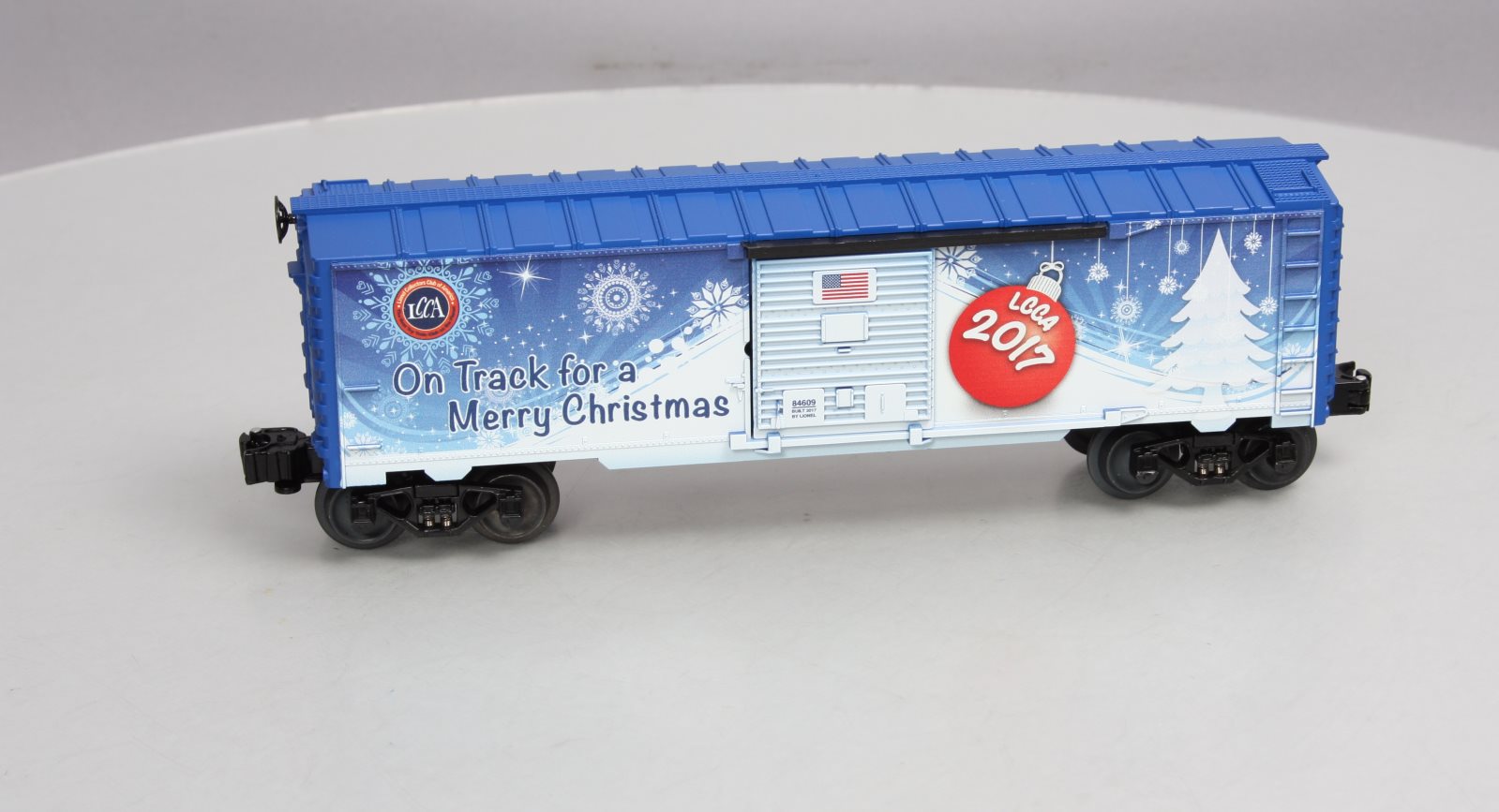 Lionel 6-84609 O LCCA 2017 Christmas Car NIB