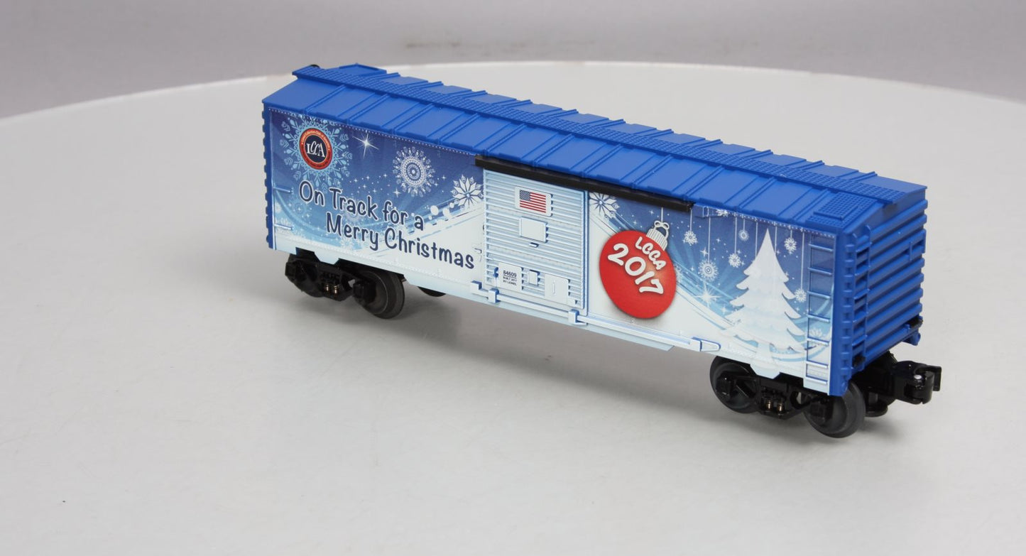 Lionel 6-84609 O LCCA 2017 Christmas Car NIB