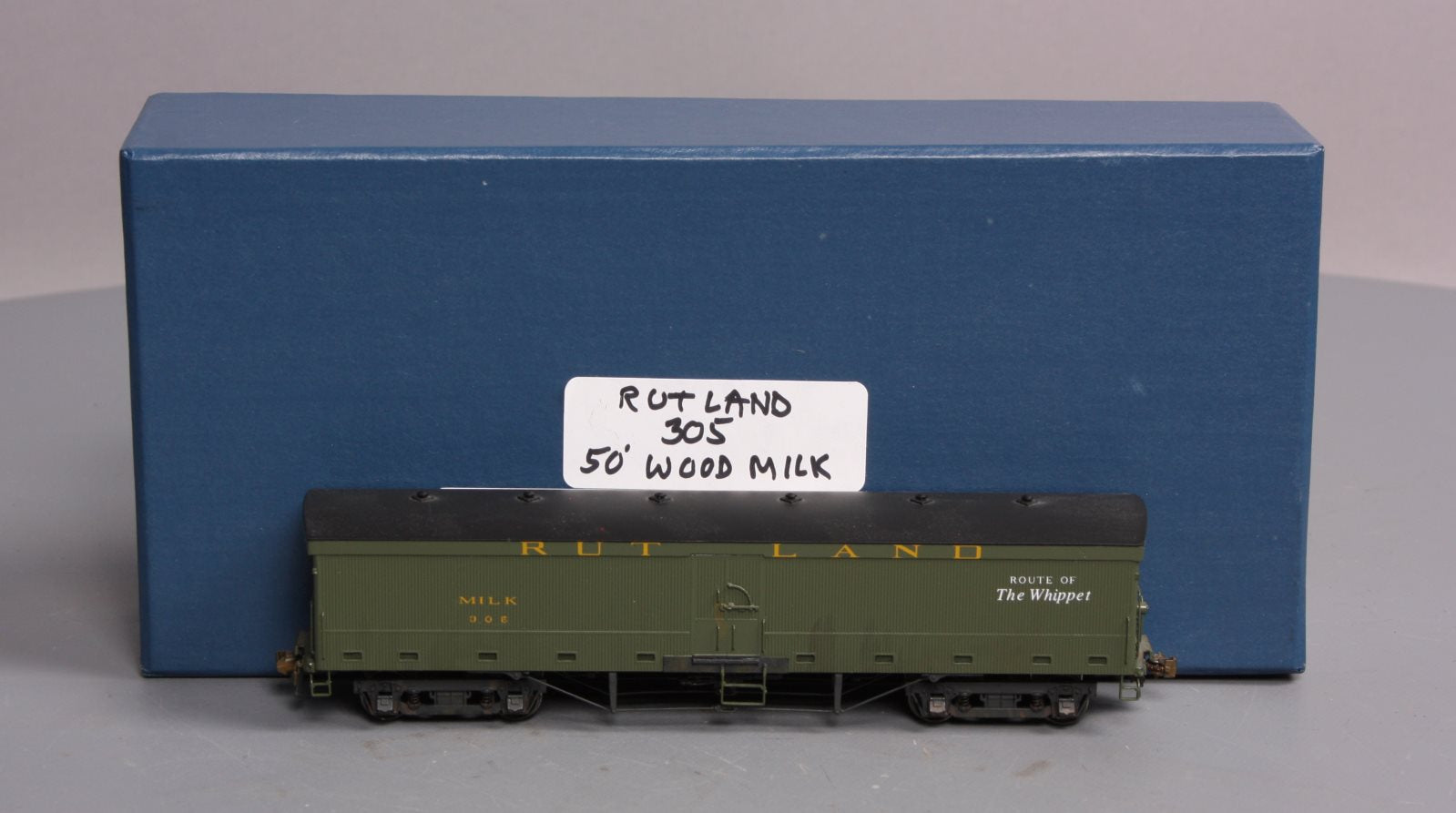 Rail Works R319 HO BRASS Rutland Milk Car #305- F/P LN/Box