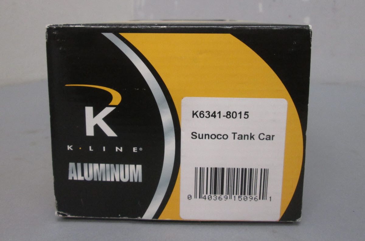 K-Line K6341-8015 O Gauge Sunoco Single Dome Aluminum Tank Car #89022 LN/Box