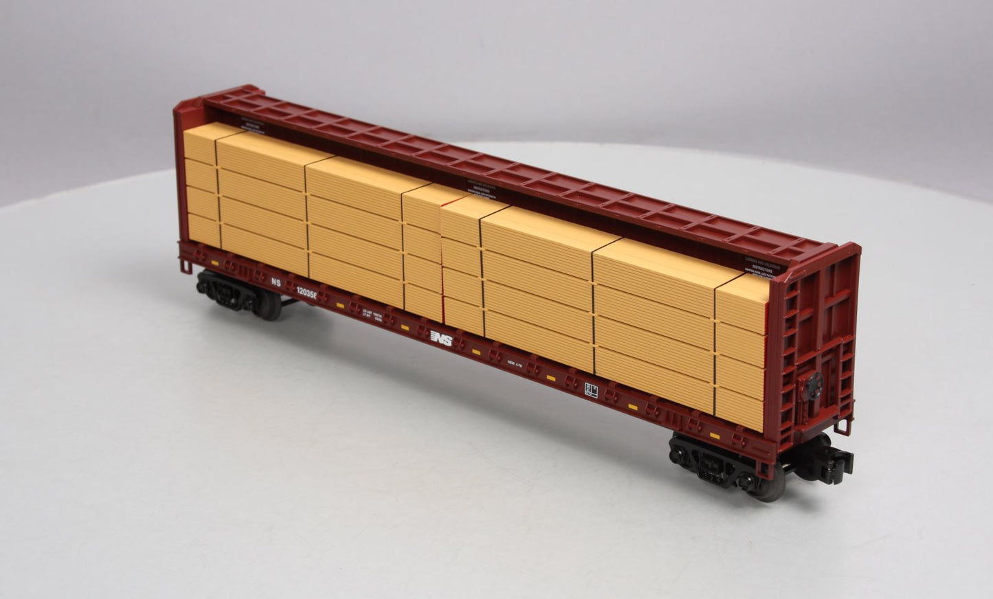 MTH 30-76326 Norfolk Southern Center I-Beam Flat Car V2