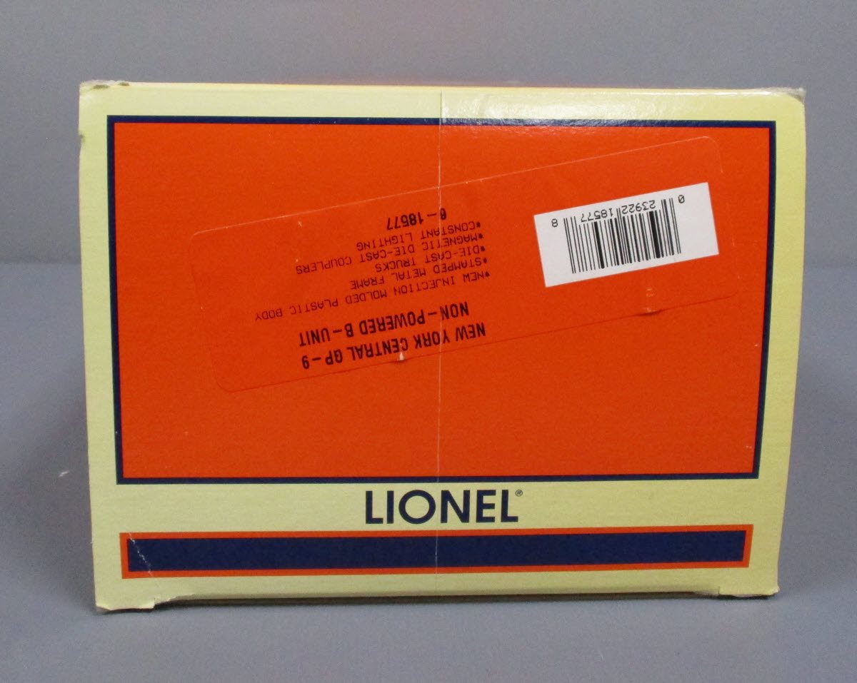 Lionel 6-18577 O Gauge New York Central GP-9 Non-Powered Diesel B-Unit #2385 LN/Box