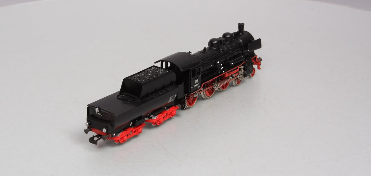 Marklin 8398 HO Scale German Railroad (DB) 4-6-0 Steam Locomotive 38-1807 EX/Box