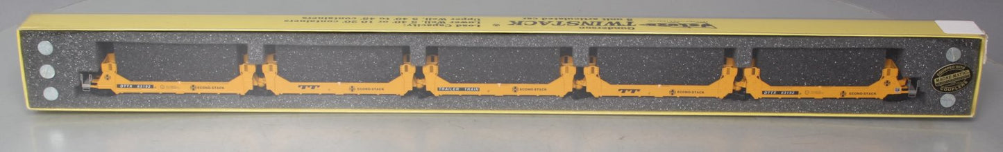 Deluxe Innovations 15020M-A N Scale Santa Fe Twinstack Trailer Car (Set of 5) LN/Box