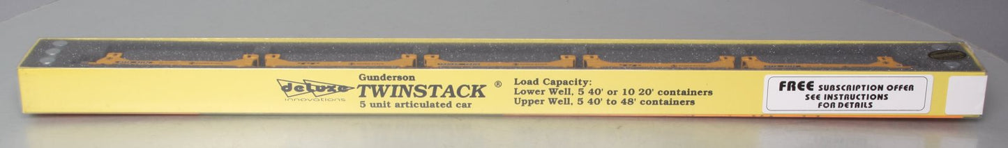 Deluxe Innovations 15020M-A N Scale Santa Fe Twinstack Trailer Car (Set of 5) LN/Box