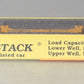 Deluxe Innovations 15020M-B N Scale Santa Fe Twinstack 5-Unit Car #63195 LN/Box
