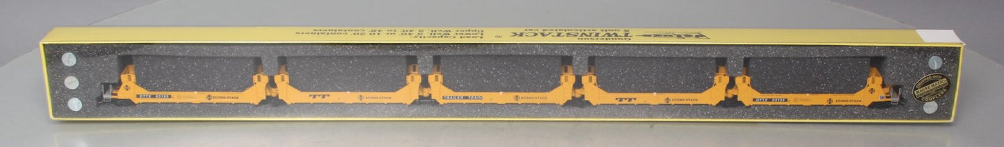 Deluxe Innovations 15020M-B N Scale Santa Fe Twinstack 5-Unit Car #63195 LN/Box
