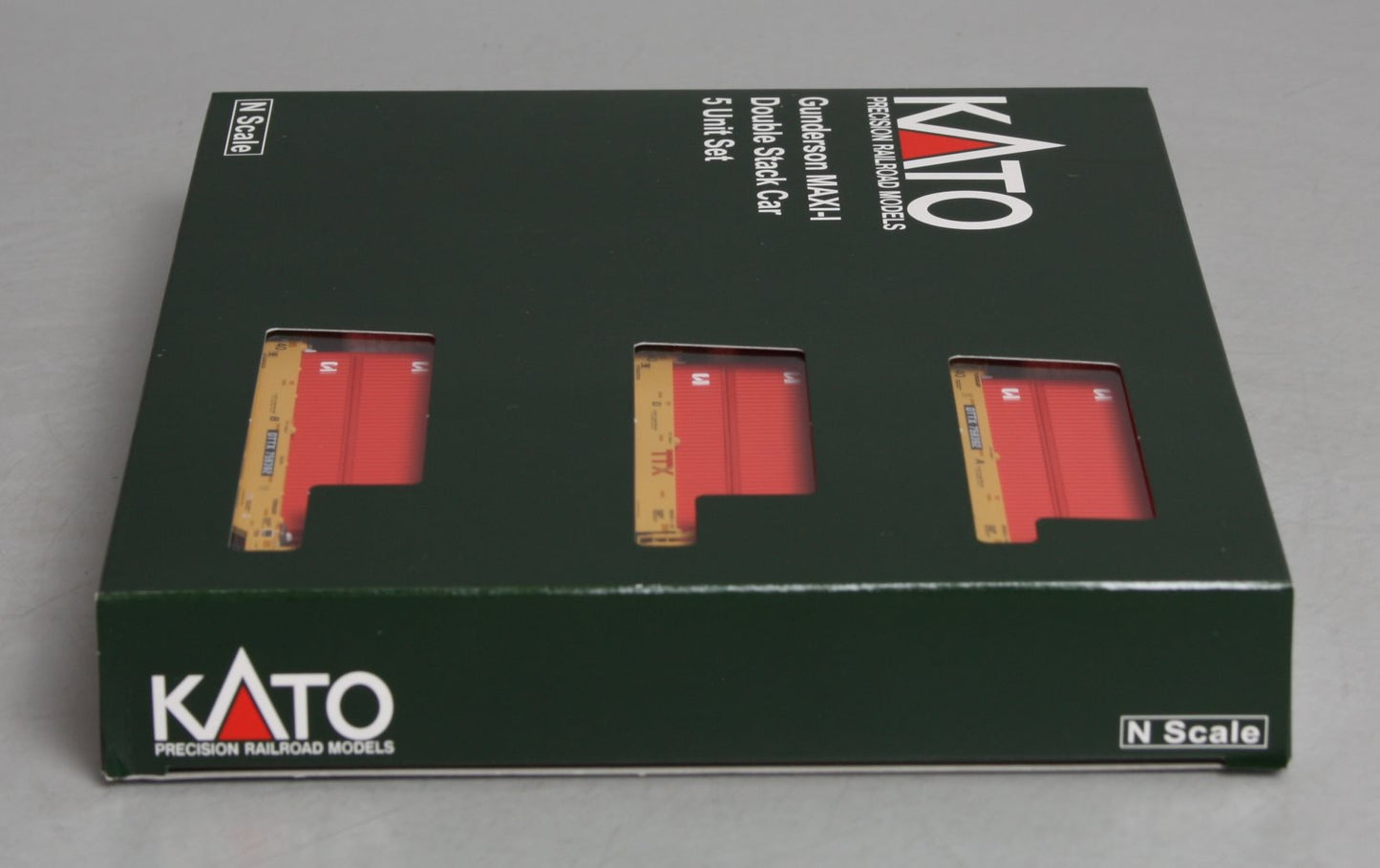 Kato 106-6193 N Scale TTX Gunderson MAXI-I Double Stack Car New Logo #759392