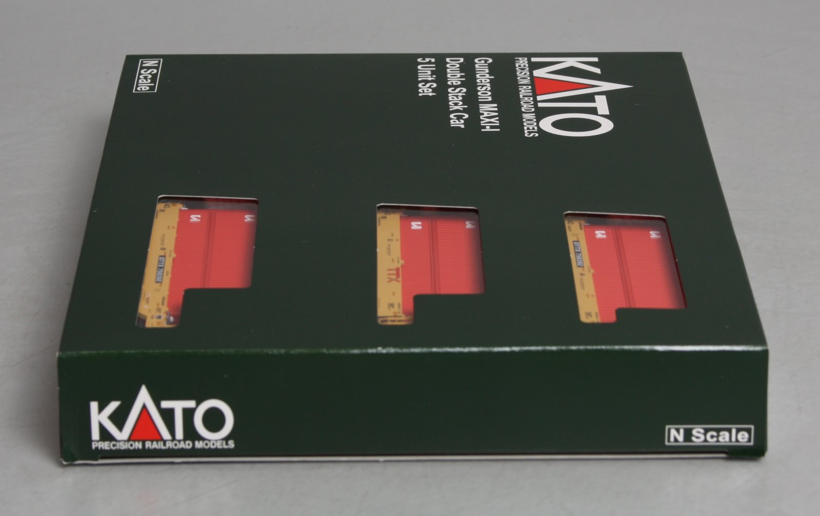 Kato 106-6193 N Scale TTX Gunderson MAXI-I Double Stack Car New Logo #759392