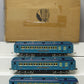 MTH 11-40040 Std.Gauge Two Tone Blue Comet Nickel Trim Passenger Set (Set of 3) MT/Box