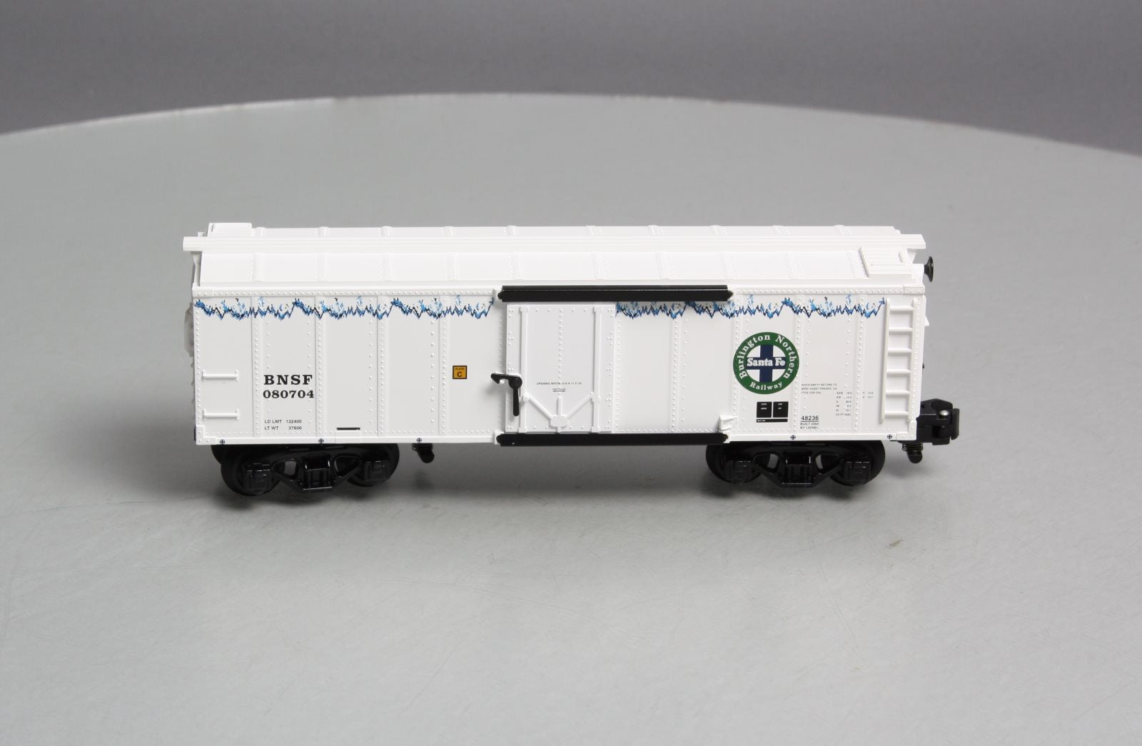 American Flyer 6-48236 S '04 TTOS BNSF Icicle Reefer w/ ETD NIB