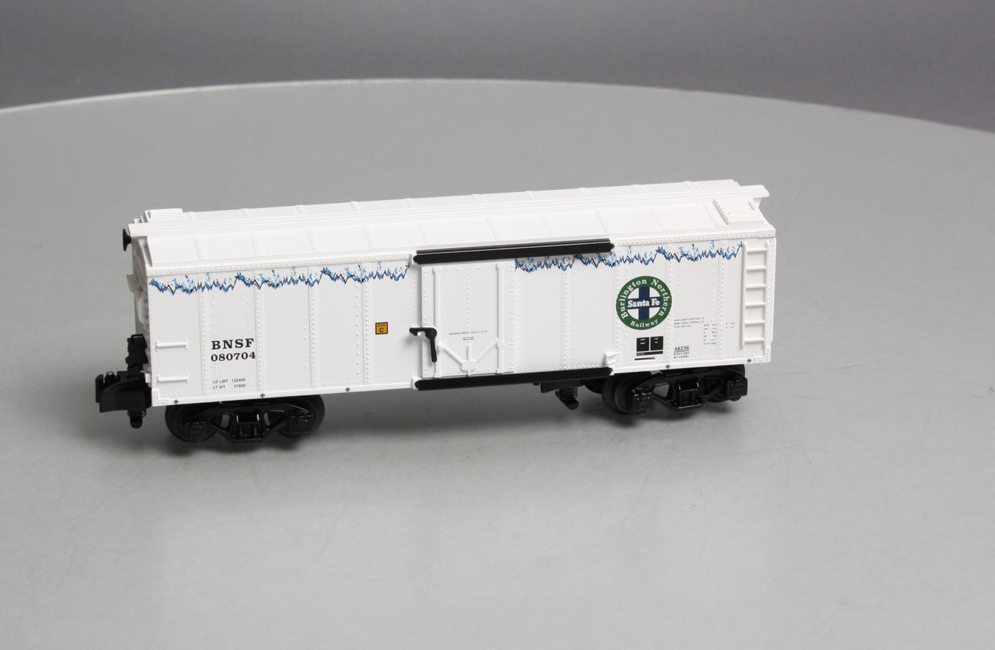 American Flyer 6-48236 S '04 TTOS BNSF Icicle Reefer w/ ETD NIB