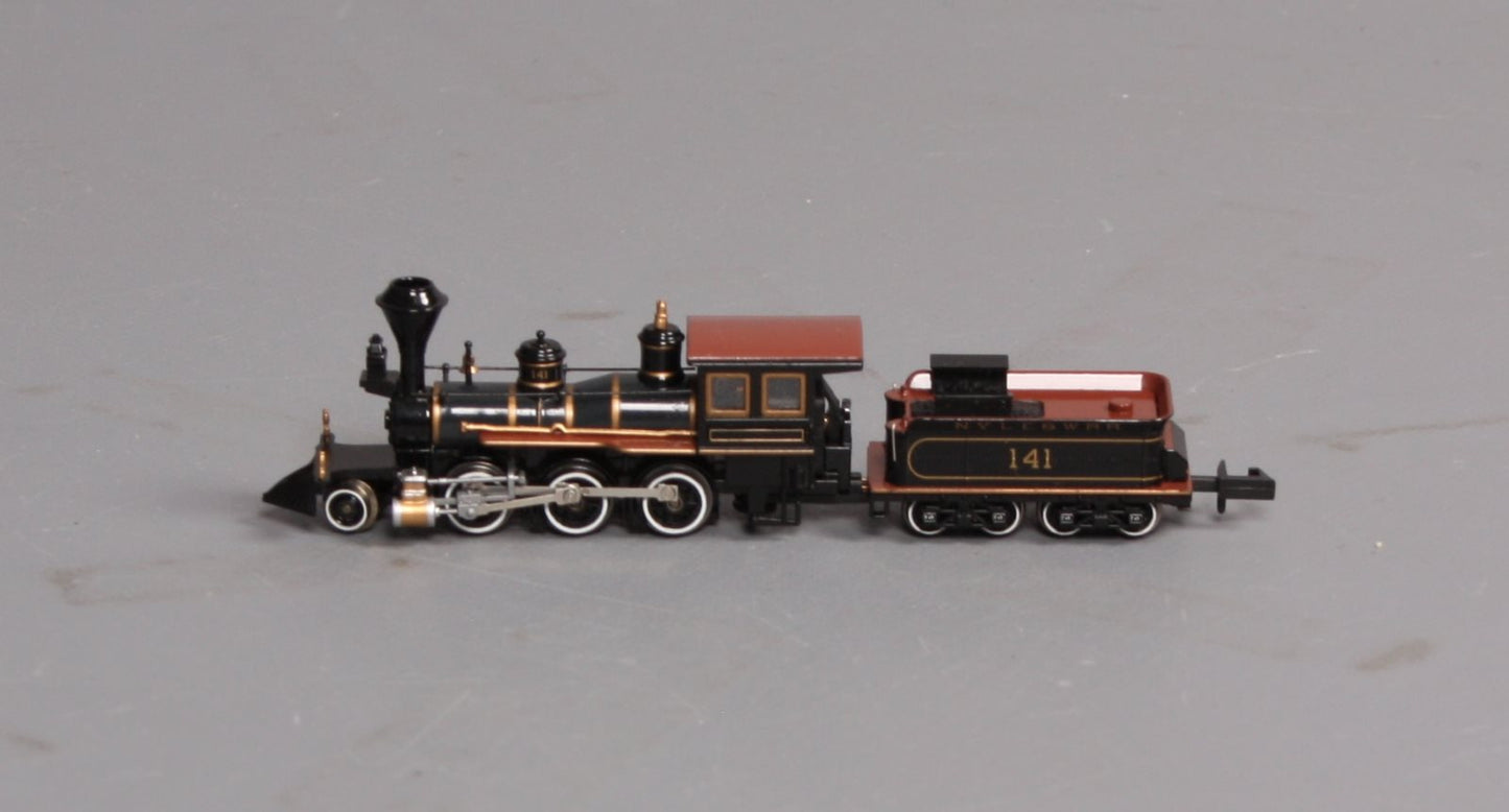 Atlas 41601 N Scale NY, LE&W 2-6-0 Mogul Steam Engine and Tender EX/Box