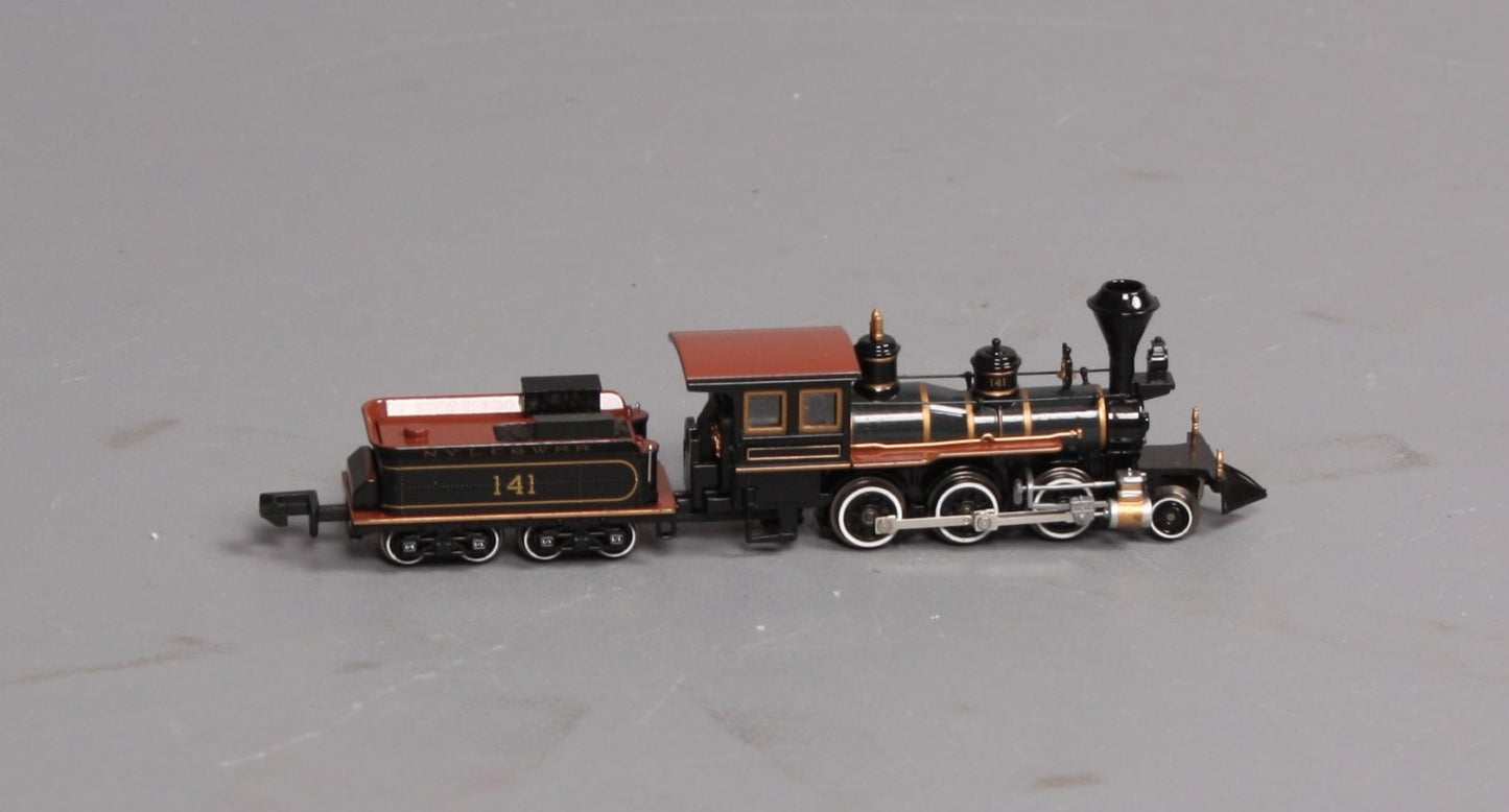 Atlas 41601 N Scale NY, LE&W 2-6-0 Mogul Steam Engine and Tender EX/Box