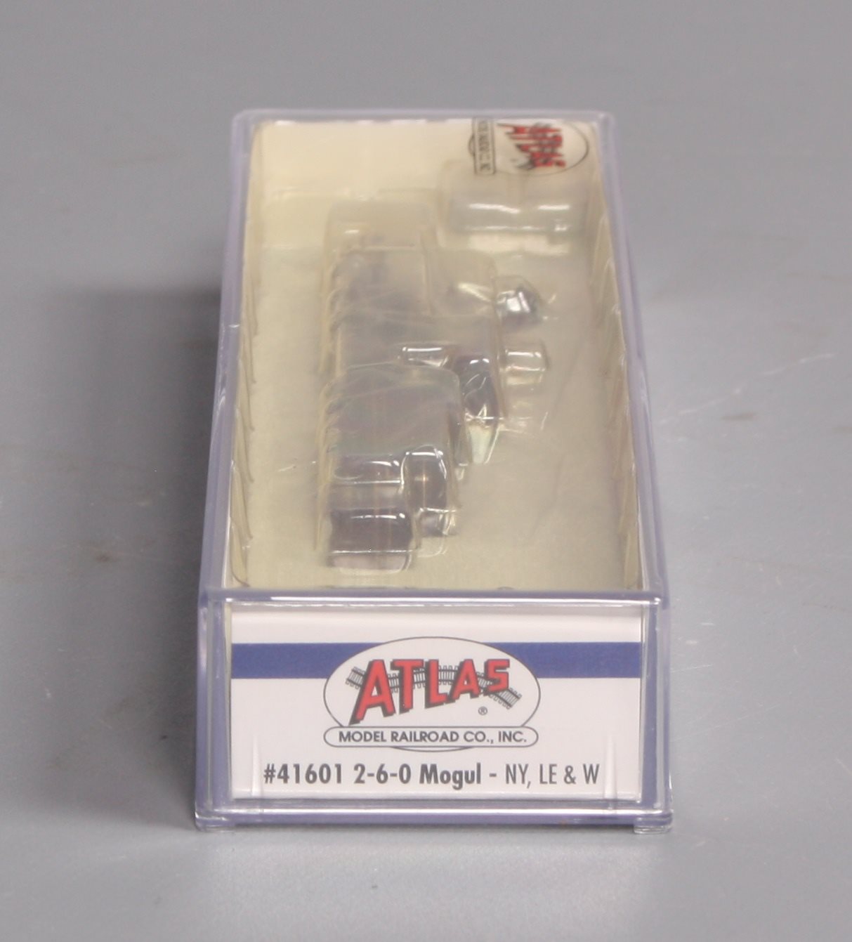 Atlas 41601 N Scale NY, LE&W 2-6-0 Mogul Steam Engine and Tender EX/Box