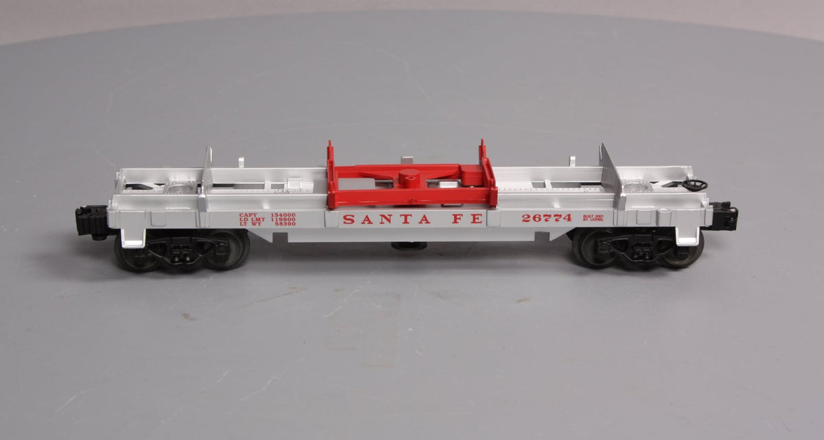 Lionel 6-26774 O Gauge Santa Fe Log Dump Car LN/Box
