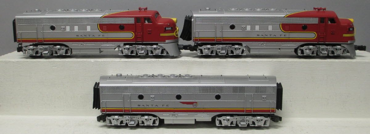 K-Line K25301 O Santa Fe ABA Diesel Loco Set w/TMCC #302 LN/Box
