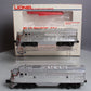 Lionel 6-8054 O Burlington F-3 AA Chrome Diesel Locomotives #8054/#8055 EX/Box
