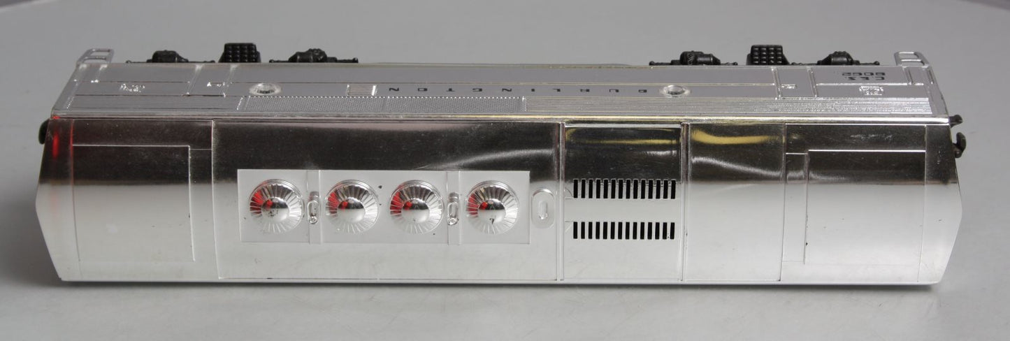 Lionel 6-8062 O Burlington F-3 B-Unit Chrome Non-Powered Diesel Locomotive #8062 VG/Box