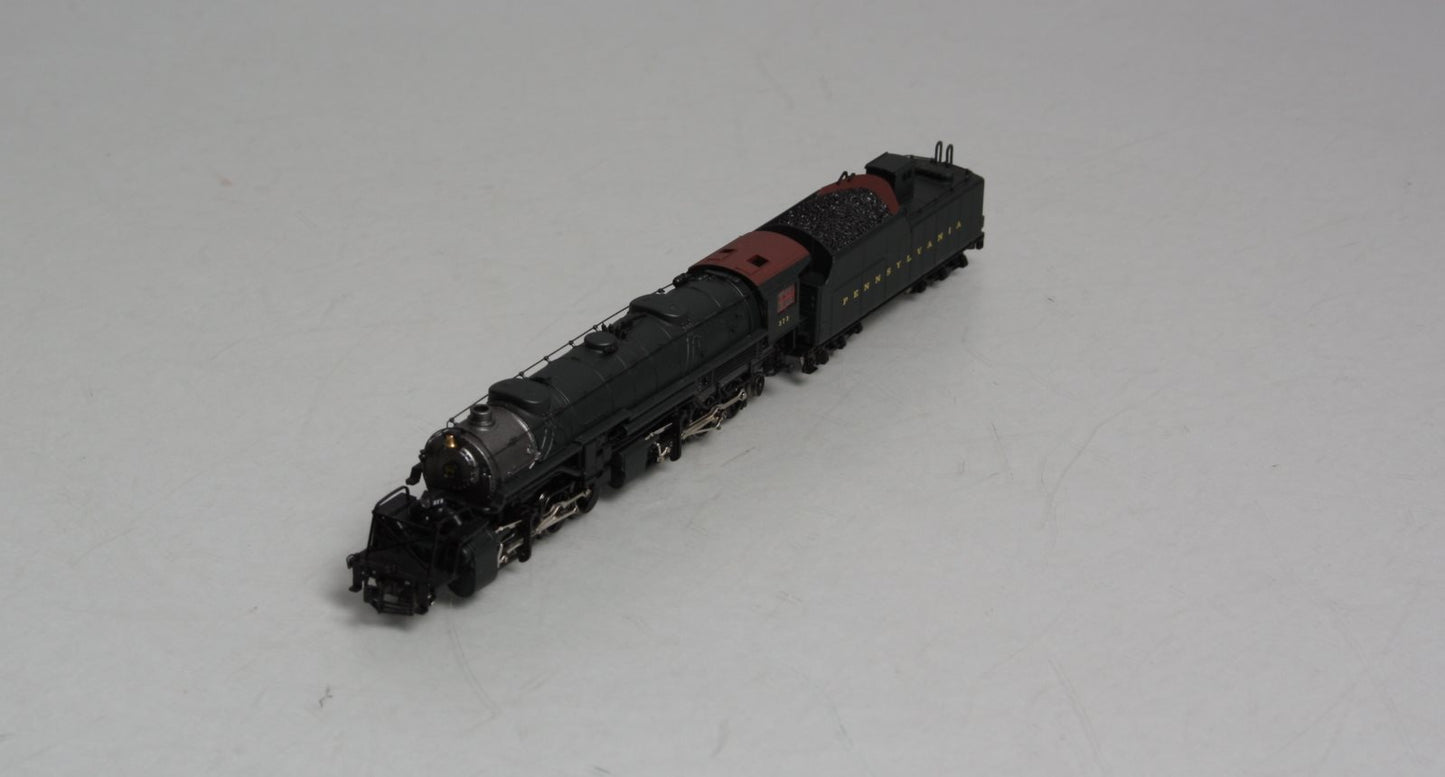 Life Like 7581 N Scale PRR 2-8-8-2 Steam Locomotive and Tender #373 LN/Box