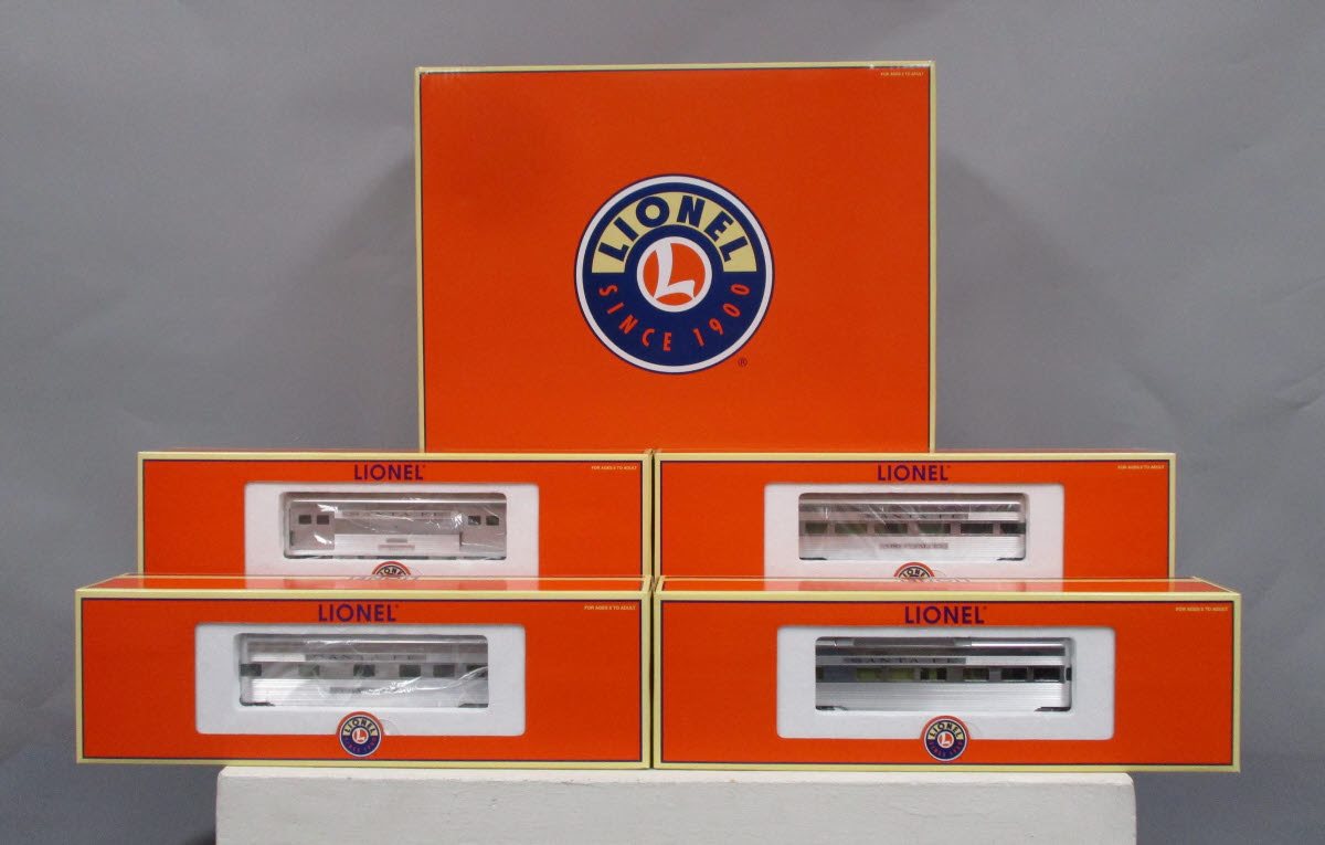 Lionel 6-15312 O Santa Fe Aluminum Passenger Cars (Set of 4) NIB