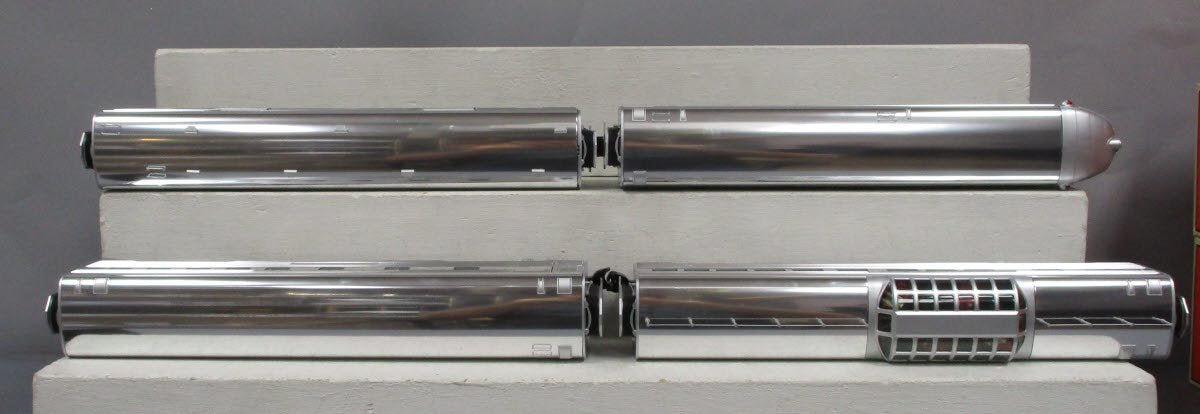 Lionel 6-15312 O Santa Fe Aluminum Passenger Cars (Set of 4) NIB