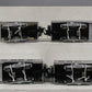 Lionel 6-15312 O Santa Fe Aluminum Passenger Cars (Set of 4) NIB