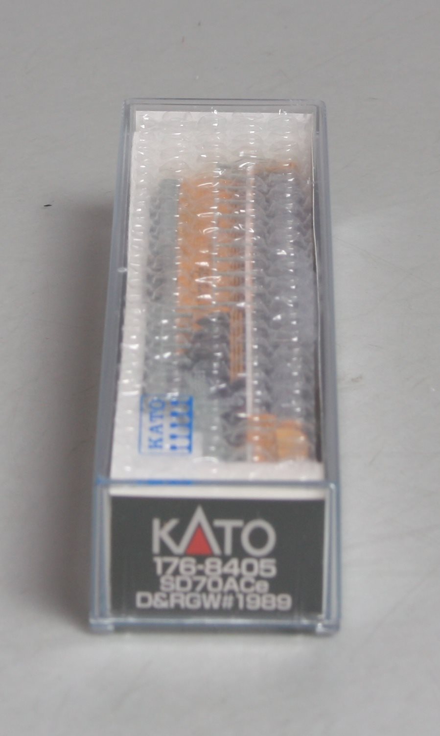 Kato 176-8405 N Scale D&RGW SD70ACe Powered Diesel Locomotive #1989
