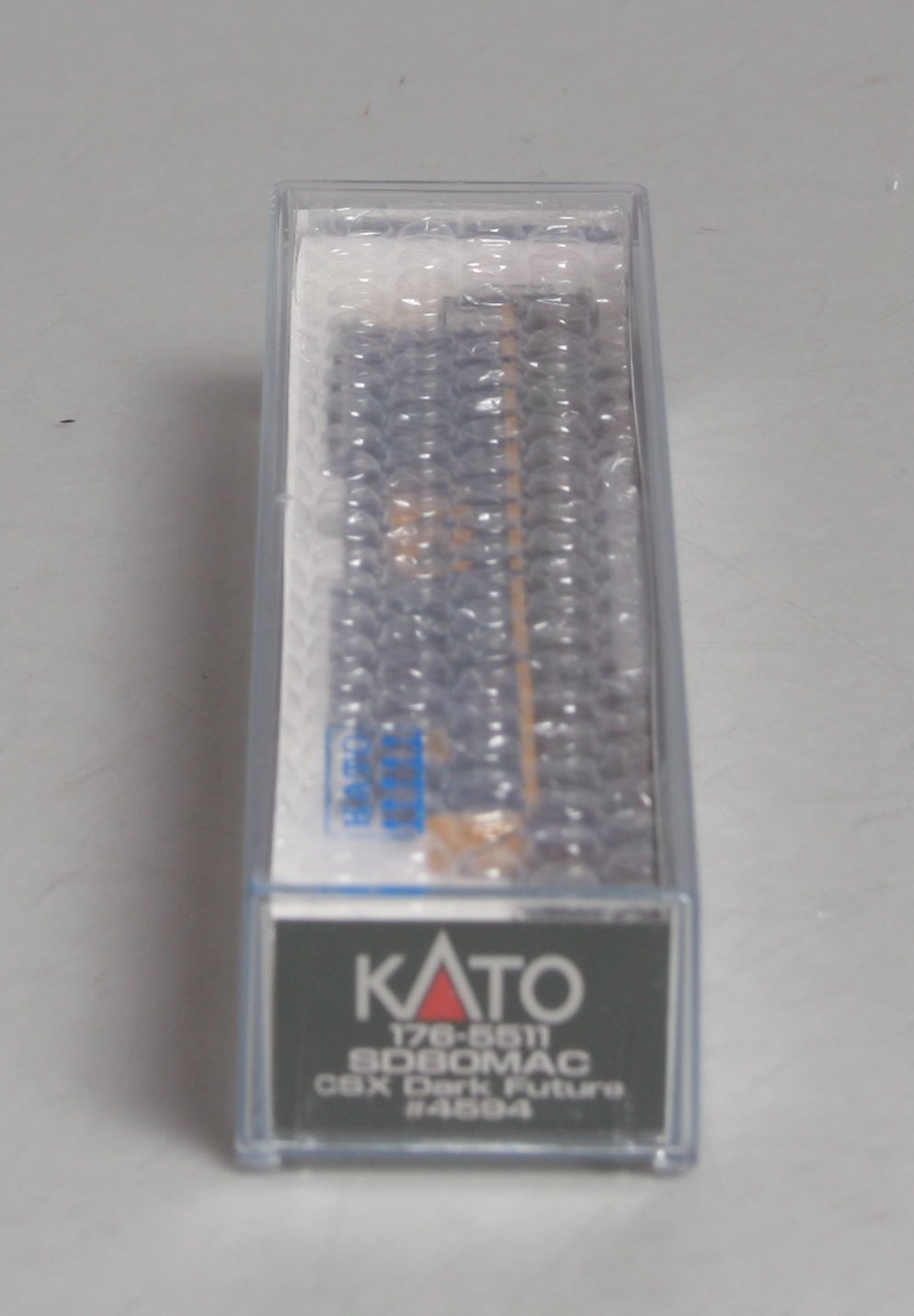 Kato 176-5511 N Scale CSX 'Dark Future' EMD SD80MAC Diesel Locomotive #4594