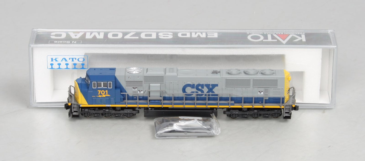 Kato 176-6307 N Scale CSX SD70MAC Diesel Locomotive #701