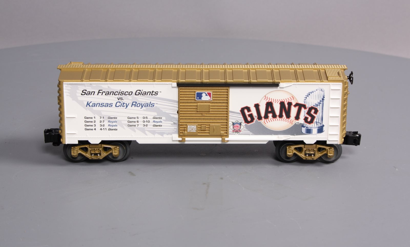 Lionel 6-81942 O Gauge USA/MLB 2014 World Series Boxcar