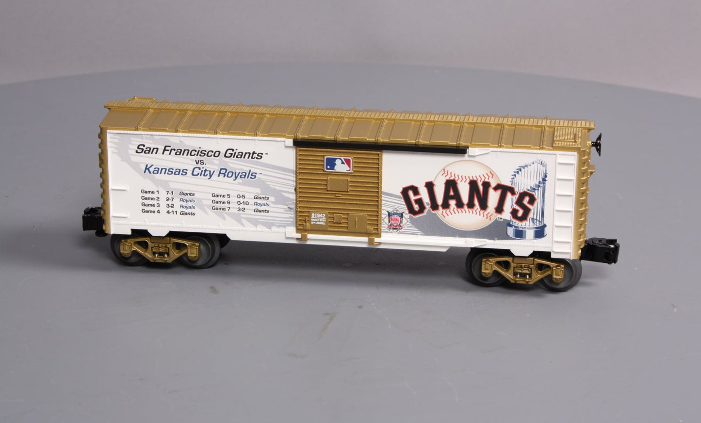 Lionel 6-81942 O Gauge USA/MLB 2014 World Series Boxcar