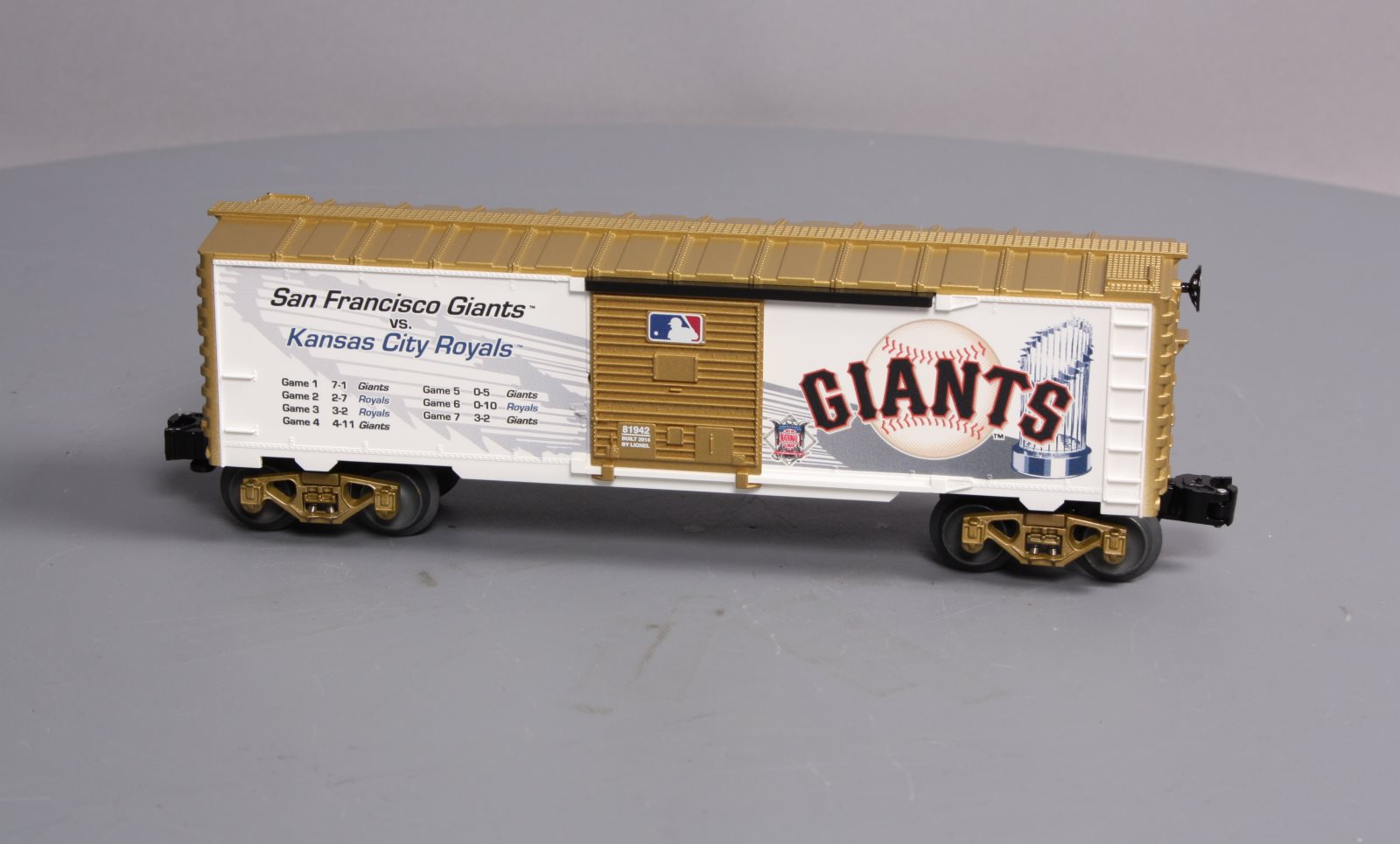 Lionel 6-81942 O Gauge USA/MLB 2014 World Series Boxcar