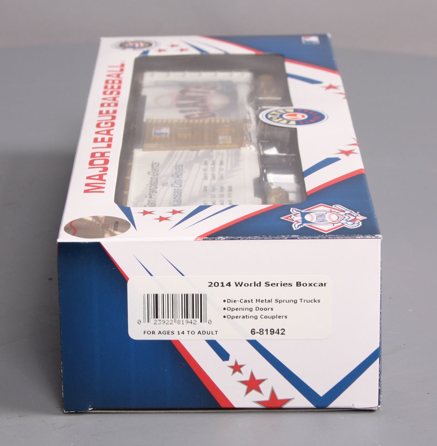 Lionel 6-81942 O Gauge USA/MLB 2014 World Series Boxcar