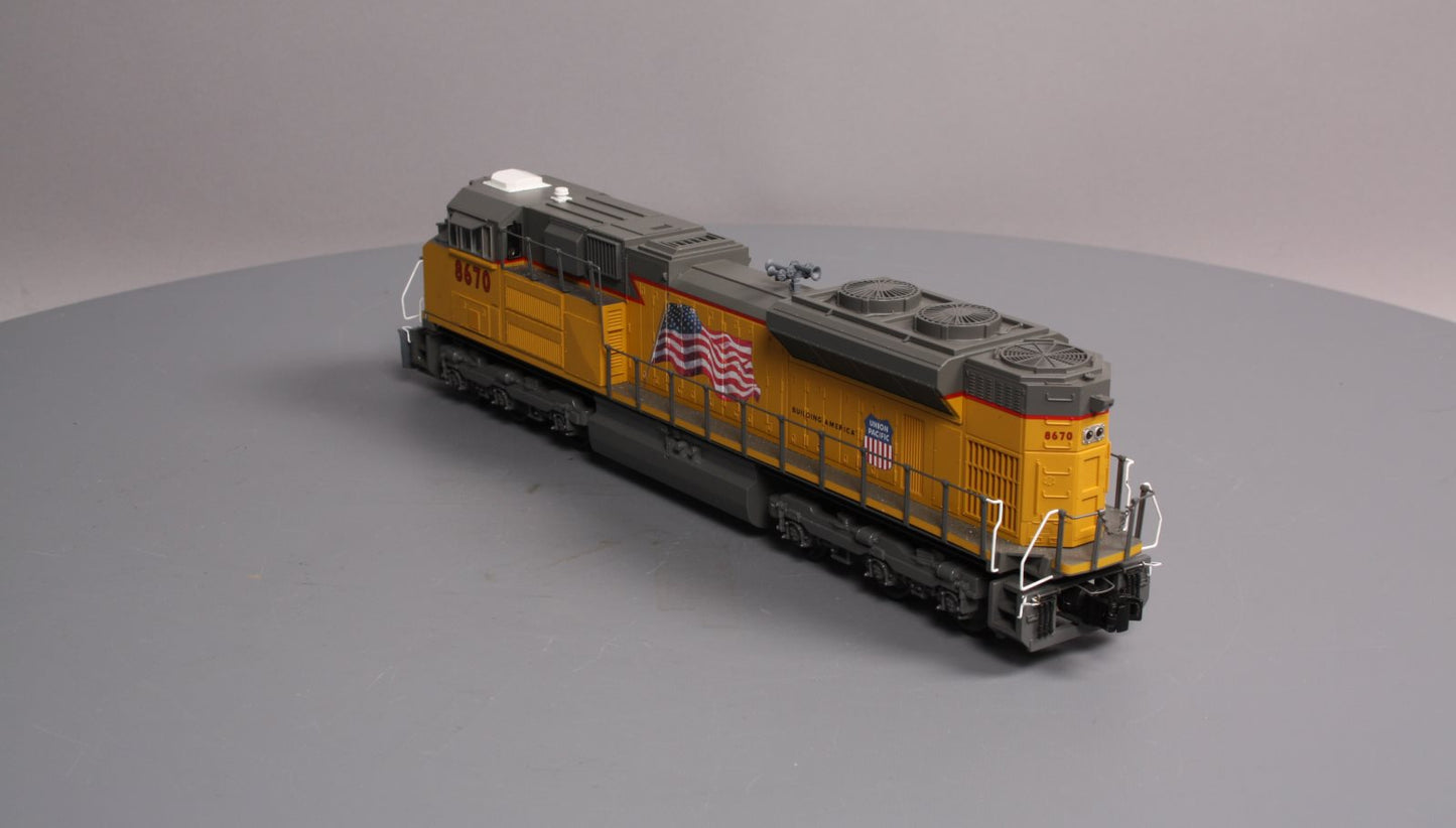 MTH 30-4214-1E O Gauge Union Pacific SD70ACe Diesel Engine #8670 w/PS 2.0 LN/Box