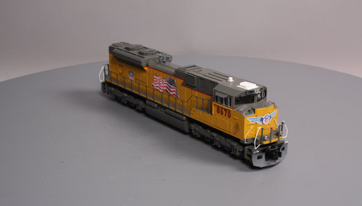 MTH 30-4214-1E O Gauge Union Pacific SD70ACe Diesel Engine #8670 w/PS 2.0 LN/Box