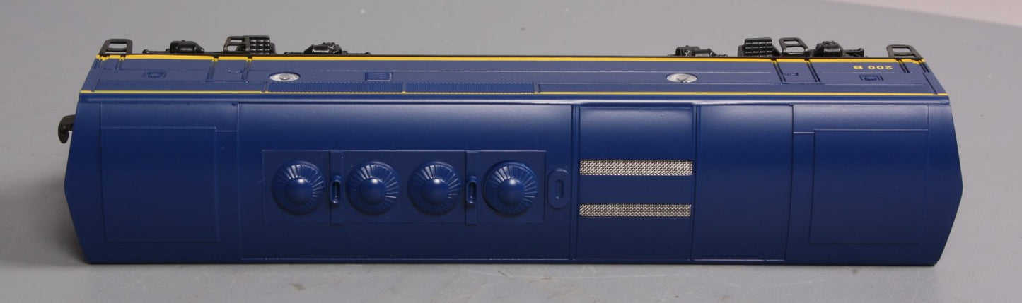 Lionel 6-18122 O Santa Fe F3 Blue/Yellow Non-Powered Diesel B-Unit #200B w/RS II NIB