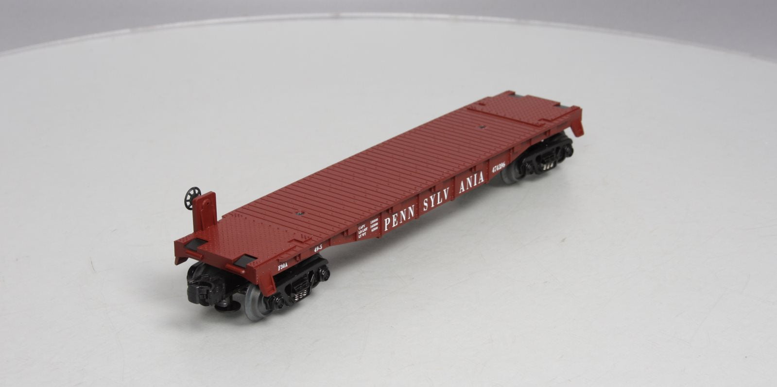MTH 30-7665 O Gauge Pennsylvania Flatcar LN/Box