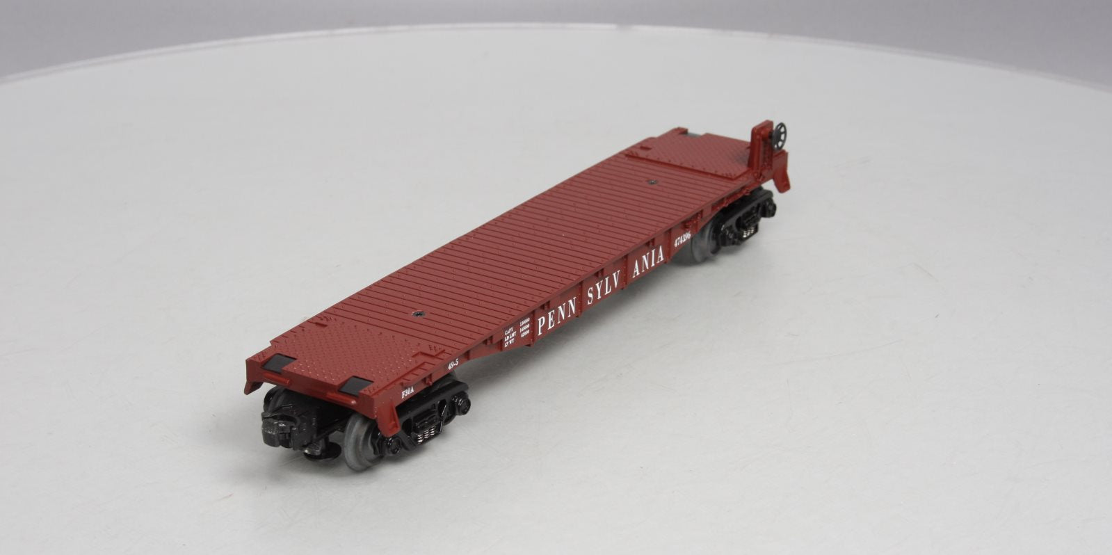 MTH 30-7665 O Gauge Pennsylvania Flatcar LN/Box
