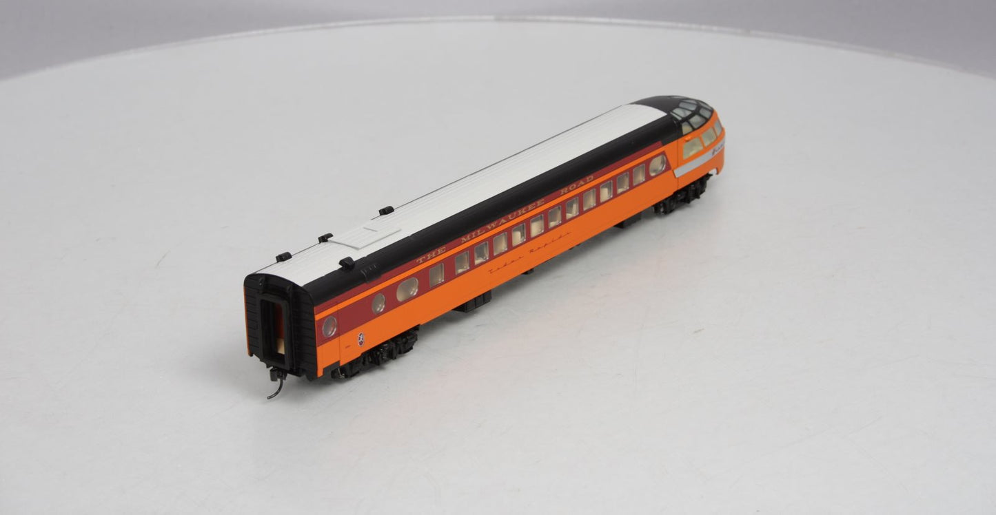 Walthers 932-9263 HO Milwaukee Road 261 Cedar Rapids Excursion Skytop Lounge LN/Box