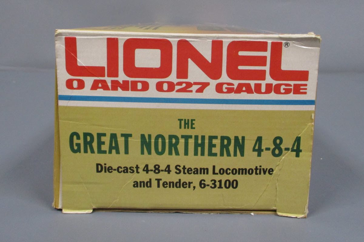 Lionel 6-3100 O Gauge Great Northern 4-8-4 Steam Locomotive & Tender LN/Box
