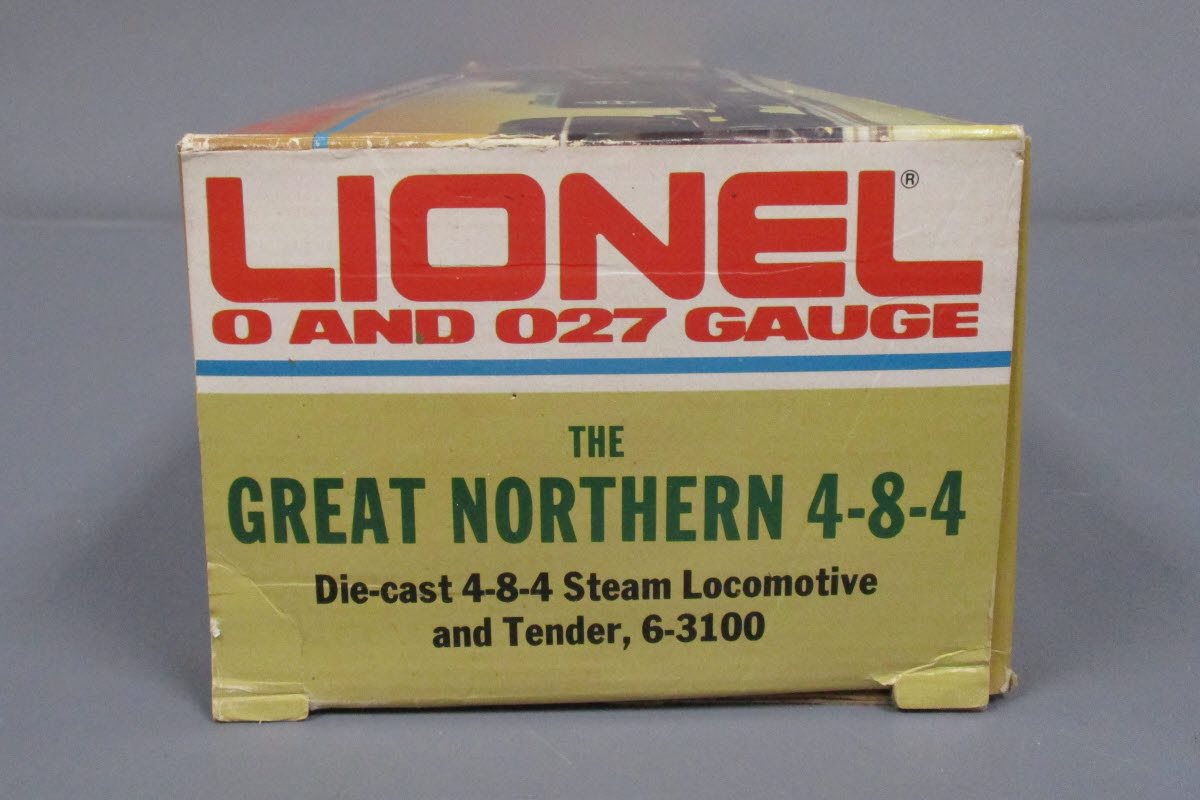 Lionel 6-3100 O Gauge Great Northern 4-8-4 Steam Locomotive & Tender LN/Box