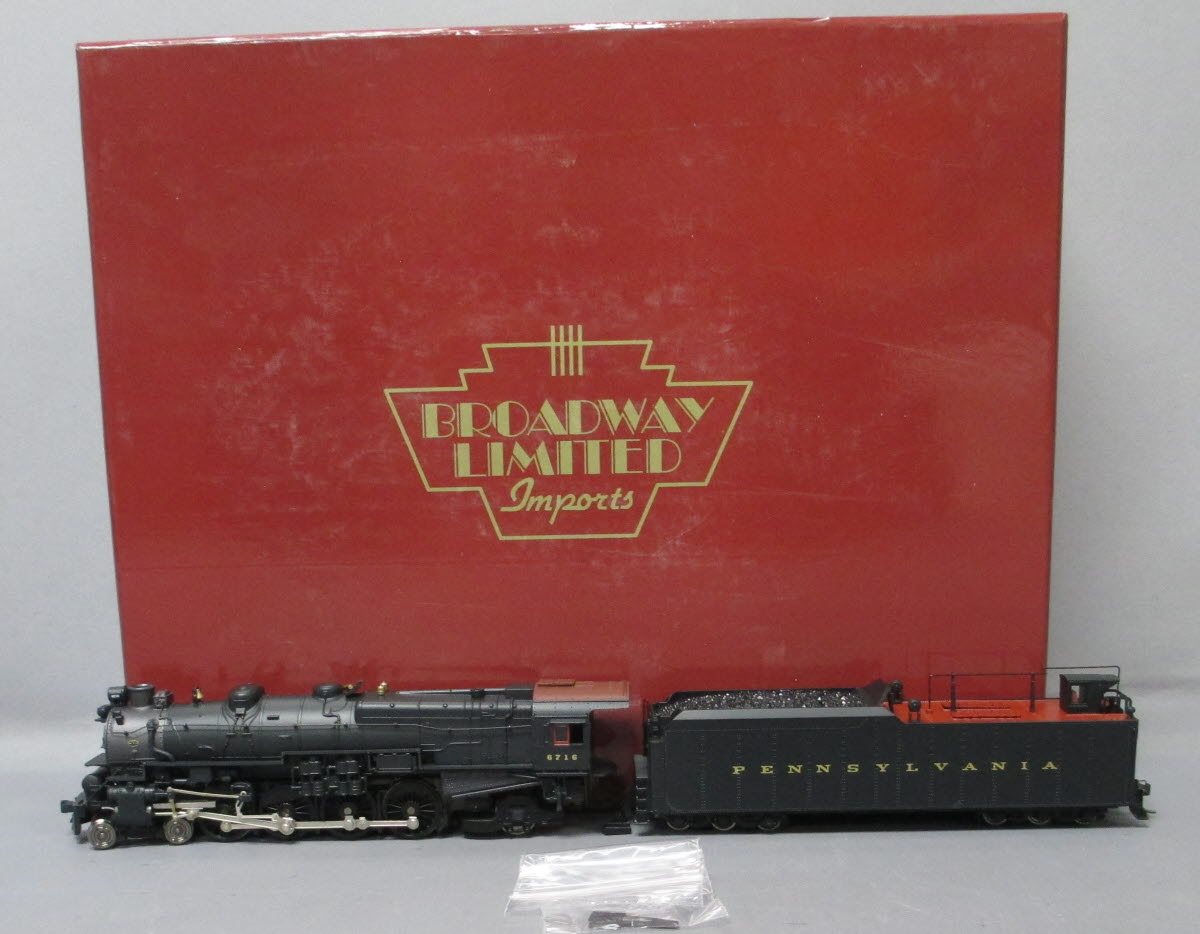 Broadway Limited 009 HO Pennsylvania M1b Steam Locomotive & Tender #6716 w/DCC LN/Box