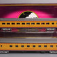 MTH 20-6698 O UP 70' Streamlined Sleeper/Diner Passenger Car Set (Set of 2) LN/Box