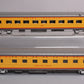 MTH 20-6698 O UP 70' Streamlined Sleeper/Diner Passenger Car Set (Set of 2) LN/Box
